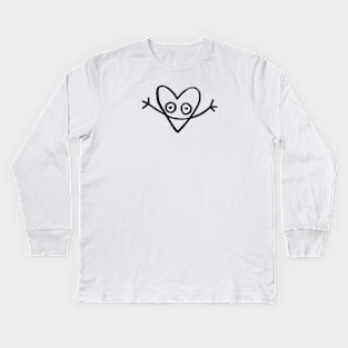 Happy heart Kids Long Sleeve T-Shirt